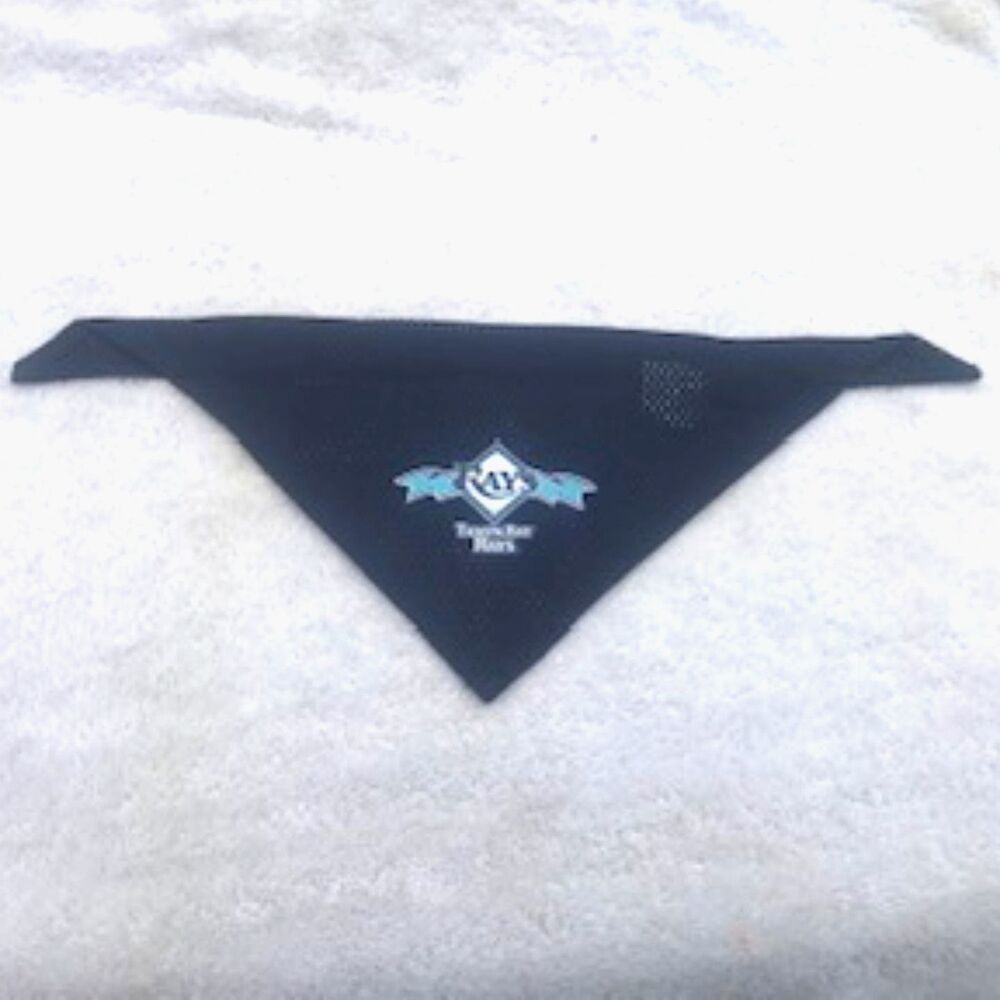 Tampa Bay Rays . Doggie Bandanas .............. Size: Small . (2) Bandana Bundle - Picture 3 of 5